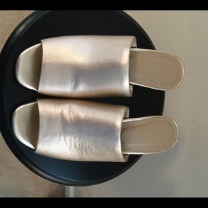 Aldo leather mules